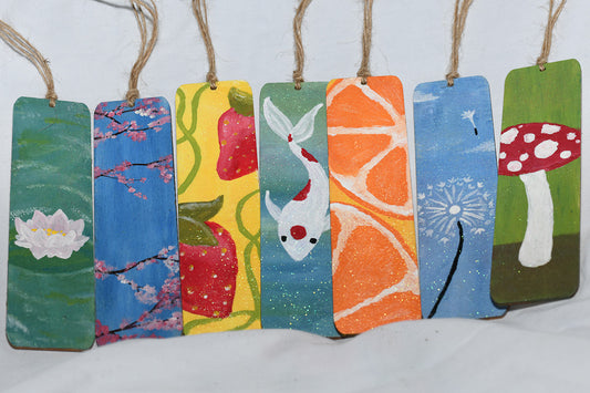 Hand painted bookmarks