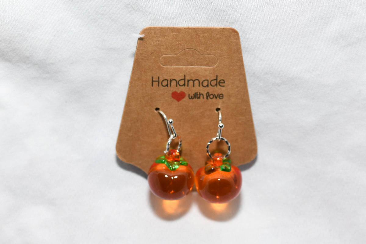 Resin earrings fruit