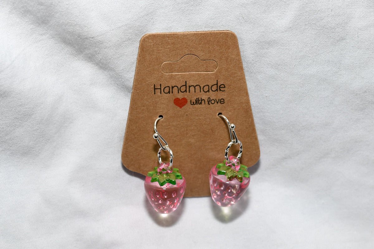 Resin earrings fruit