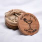 Rustic wood coaster [Glass off my table]