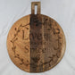 Round cutting board live life with spice