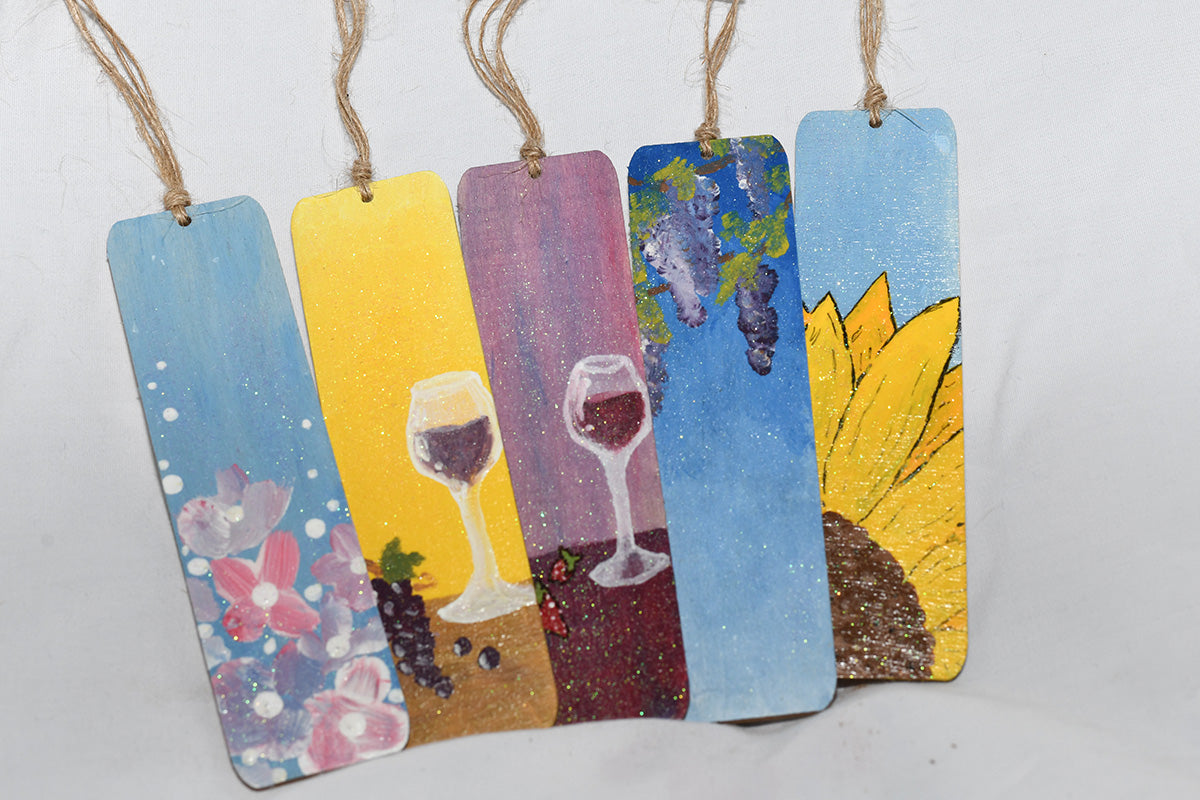 Hand painted bookmarks