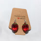 Resin earrings fruit