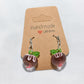 Resin earrings fruit