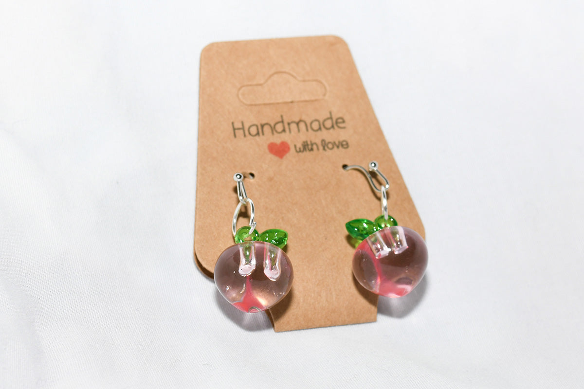Resin earrings fruit