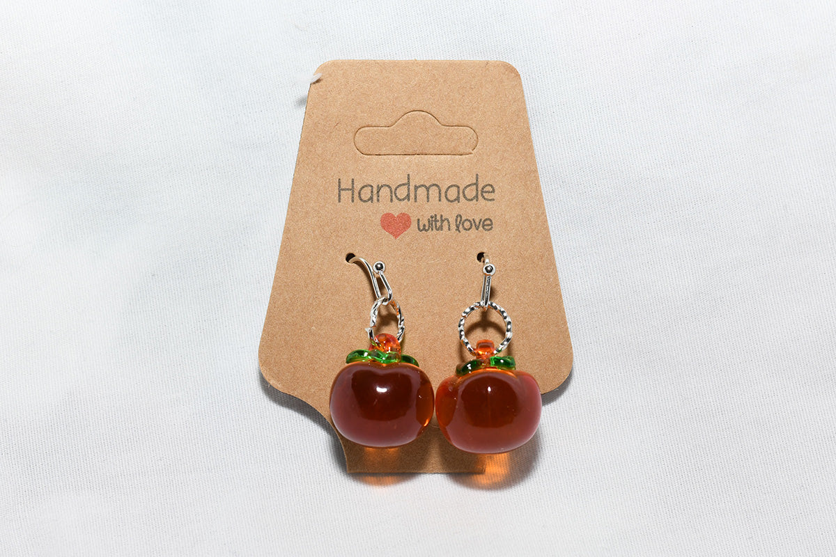 Resin earrings fruit
