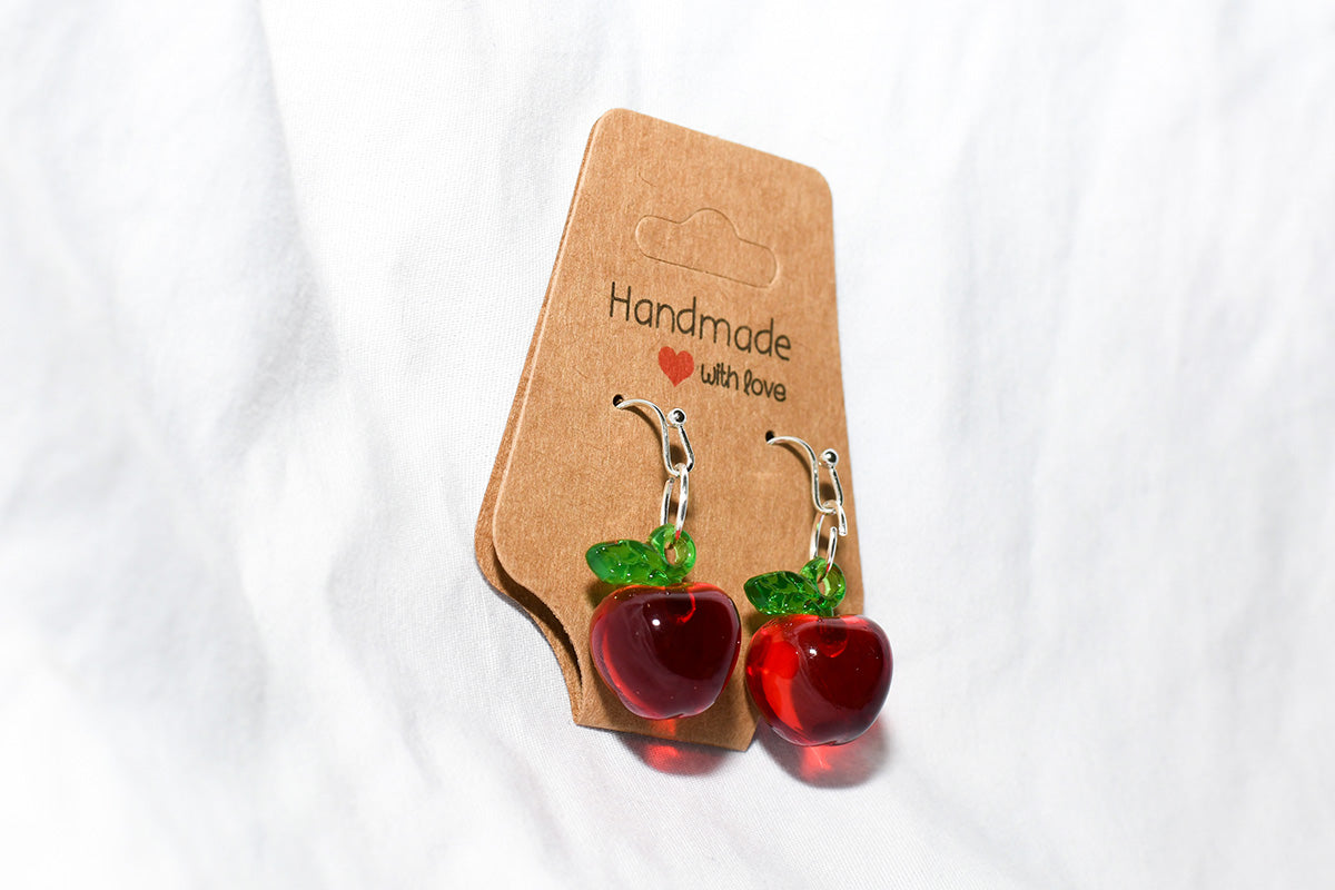 Resin earrings fruit