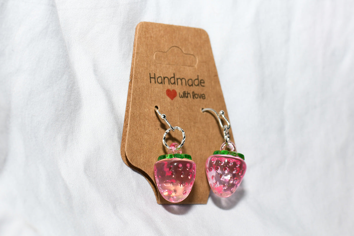 Resin earrings fruit