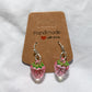 Resin earrings fruit